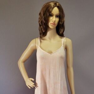 Aerie Pink Tie Dye Strappy Slip Dress Size XS